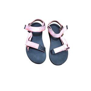 Teva Kids Pink & Black Outdoor Sandals Size 5